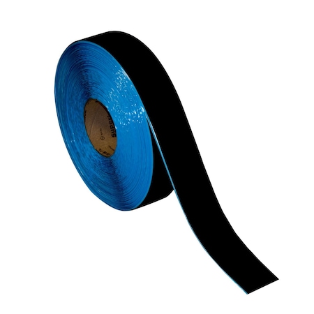 Superior Mark Floor Marking Tape, 2in x 100Ft , Black IN-40-213I